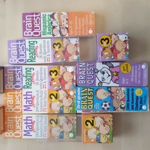 8x Brain Quest Card Decks